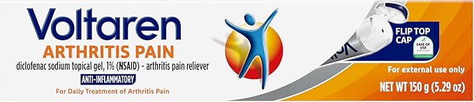 Voltaren Arthritis Pain Gel for Powerful Topical Arthritis Pain Relief with Diclofenac - NEW Easy Open Cap - 150 g