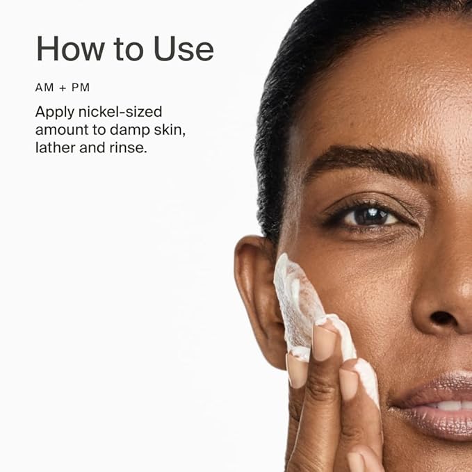 Timeline Mito-Biotic™ Travel Size Gentle Cleanser - Non-Drying & Calming With Ceramides To Remove Makeup & Strengthen Skin Barrier For All Skin Types - 1.7 Fl Oz