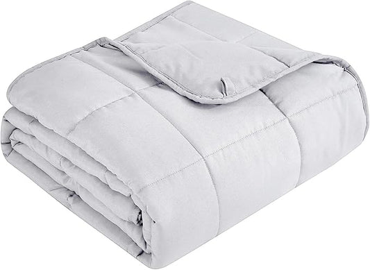 Topcee Weighted Blanket for Adults (20 lbs, 60" x 80") Queen Size Soft Cooling Heavy Blanket Sleeping, Apply to 190-210 lbs Body, Thick Breathable Blanket with Glass Bead, Easy Care