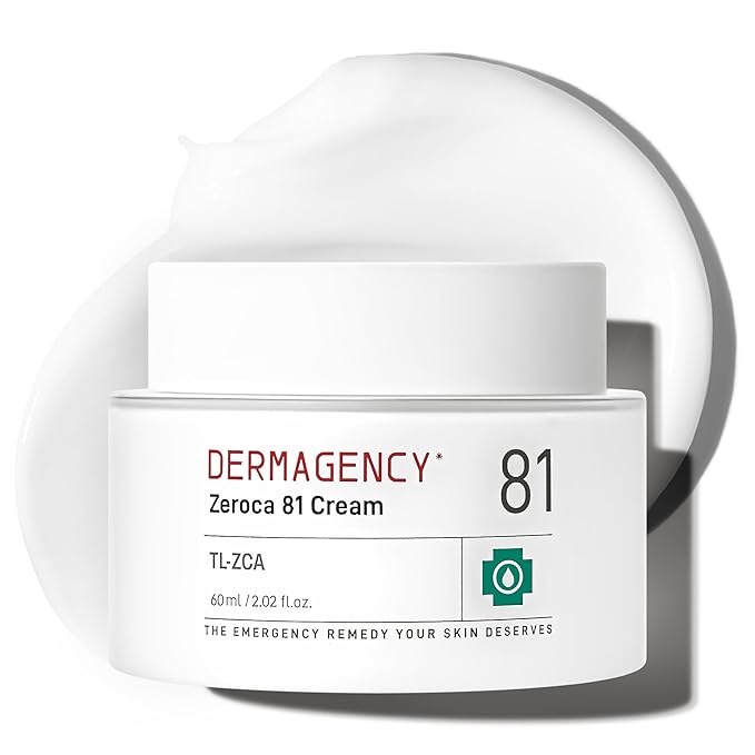 Zeroca 81 Korean Calming Cream for Acne-Prone & Sensitive Skin – Lightweight and gentle daily soothing moisturizer, Controls Sebum, Deeply Hydrates & Smooths Texture (2.02 fl.oz. 60 ml)