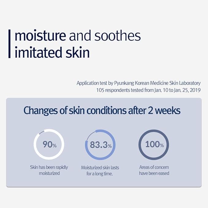 Pyunkang Yul Moisture Cream - Korean Skin Care Face Cream - Facial Moisturizer for dry and combination skin types - Natural Ingredients Shea Butter, jojoba seed oil deeply moisturize Skin - 3.4 Fl oz