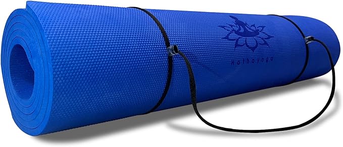 Hatha Yoga Thick TPE Yoga Mat 72"x 27"x1/3 inch Non Slip Eco Friendly Exercise Mat for Yoga Pilates & Floor Workouts