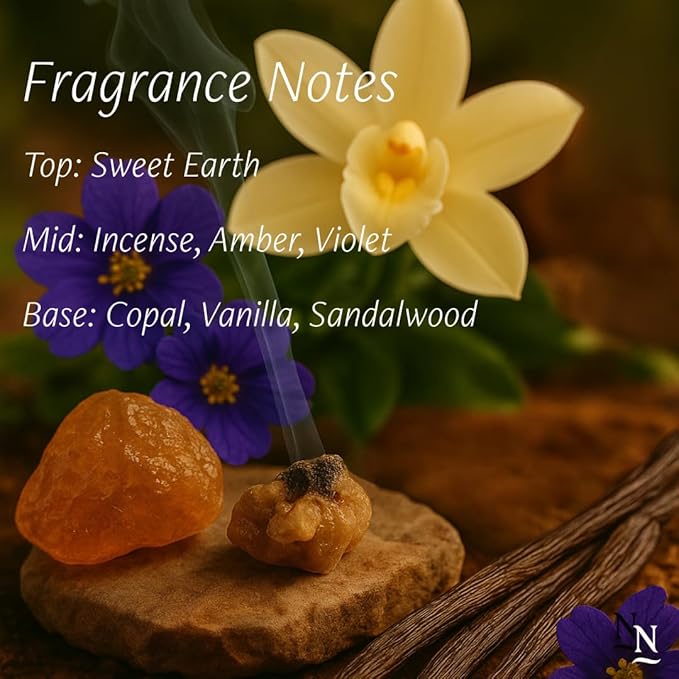 Nopalera Dulce de Cuerpo Eau de Parfum - Clean Fragrance for Women and Men - Violet, Amber, Vanilla and Sandalwood, Long-Lasting, Free From Artificial Ingredients, 10ML Travel-Friendly Spray