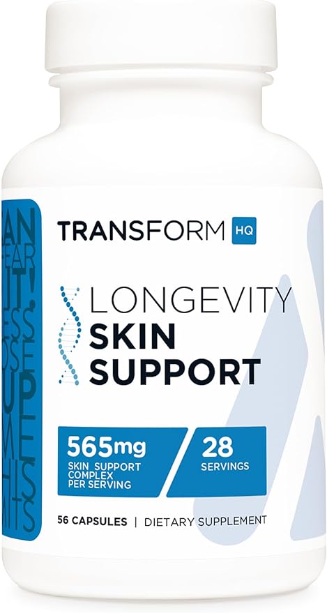 TransfromHQ Longevity Skin Support (28 Servings) - 56 Capsules