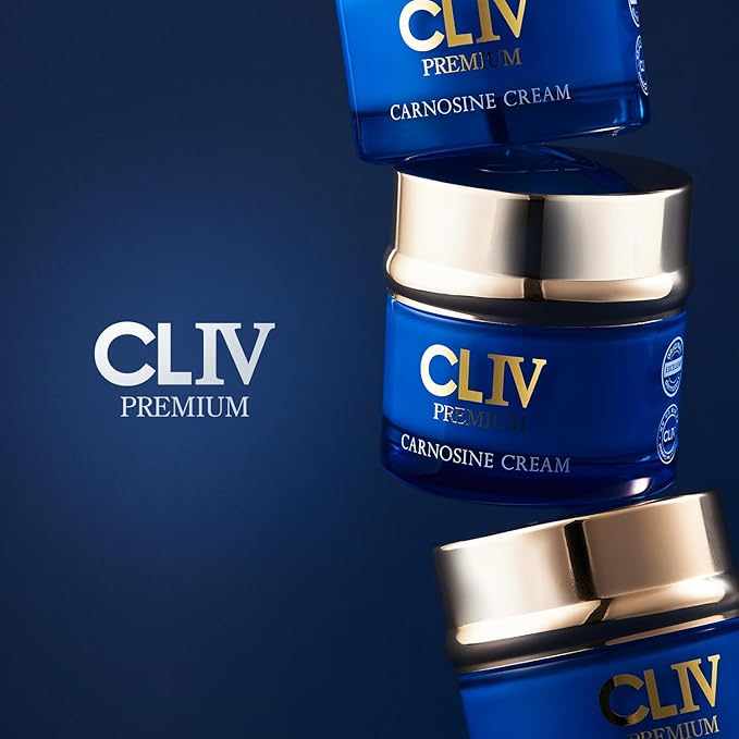 CLIV Carnosine Cream – Korean Skincare Moisturizer with Carnosine, Retinol & Peptides – Smoothing & Hydrating Face Cream for Skin Texture & Elastic Feel – 1.69 fl oz (50ml)