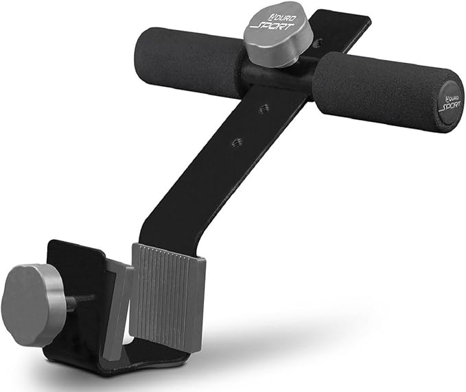 Aduro Sport Doorway Sit-Up Exercise Bar, Adjustable Reinforced Steel with Padded Ankle Bar, Perfect for Home Work or Travel - Fits Any Door