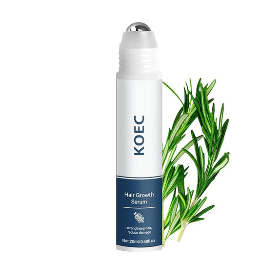 Hair Growth Essence Roll-On Bottle – 3% Rosemary, 3% Redensyl, and 2% Anagain – Lightweight, non-greasy scalp essence, free of preservatives and sulfates – Suitable for both men and women (1)