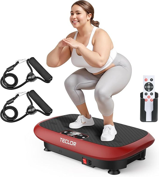 Premium Vibration Plate Exercise Machine for Lymphatic Drainage, Weight Loss, Whole Body Workout Power Vibration Plate, Shake Plate,Home Gym Fitness Equipment