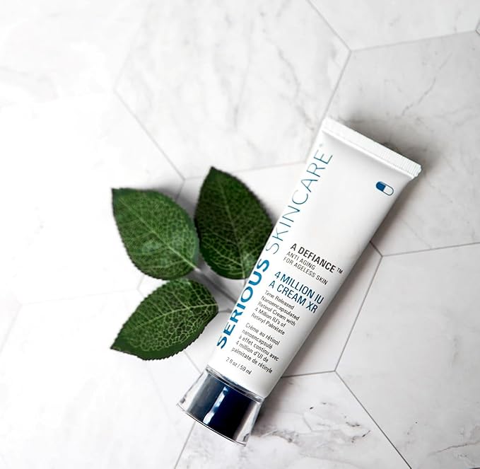 Serious Skincare Retinol Cream For Face - Vitamin A Cream XR Premium Moisturizer - Anti-Aging - Day & Night - Reduce Fine Lines & Wrinkles - For Radiant Skin 2 Fl. Oz.