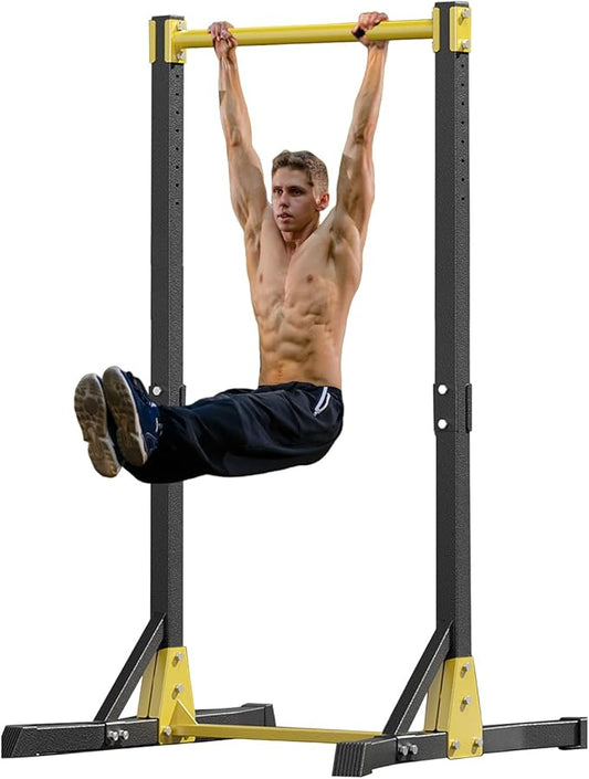 Pull Up Bar Stand,Freestanding Pull-up Bar，Free Standing Pull Up Bar for Home Gym, Pull Up Stand Station 400LBS with 11 Gears Adjustment
