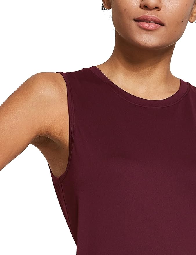 baleaf Workout Tank Tops for Women Sleeveless Running Athletic Loose Fit Yoga Tops Active Shirts Sports Gym Exercise