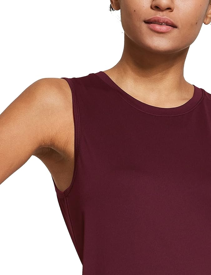 baleaf Workout Tank Tops for Women Sleeveless Running Athletic Loose Fit Yoga Tops Active Shirts Sports Gym Exercise