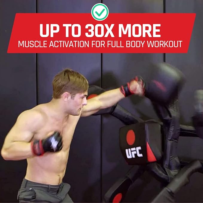 BAS UFC Body Action System - Fully Adjustable Punching & Kicking Pads - Martial Arts Training: MMA, Boxing, Karate, Muay Thai & More!