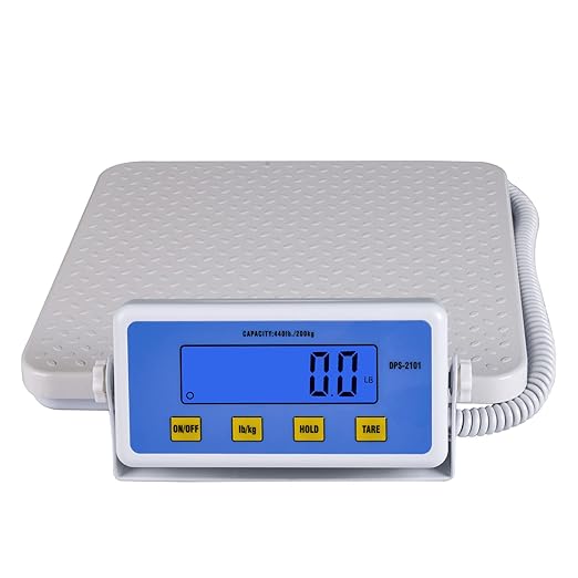 Professional Physician Scale, 440 lb Home Gym Office Medical Floor Scale, High Capacity Scale for Wrestler Powerlifters