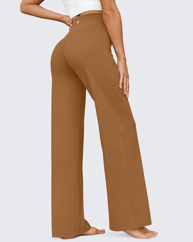 G4Free EverGoing Wide Leg Pants for Women Yoga Pants High Waist Sweatpants with Pockets Stretch Lounge Pants Comfy