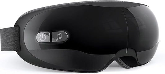Heated Eye Massager for Gift – Sleep Eye Mask for Migraine Relief, Relaxation Gifts for Women, Mom, Her – Mothers Day/Birthday Gifts, Dry Eye & Migraine Relief, Black