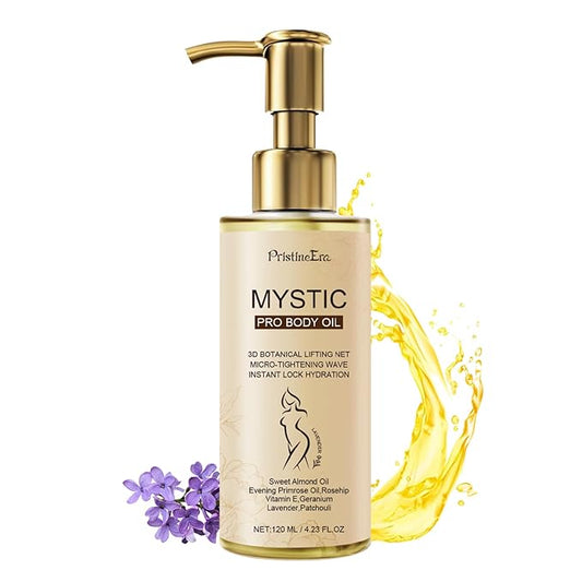 Mystic Body Firming Oil Deep Lasting Hydration and Firming Skin for Full Body Skin Tightening Magic Body Oil After Shower 4.23 fl oz (Lavender)