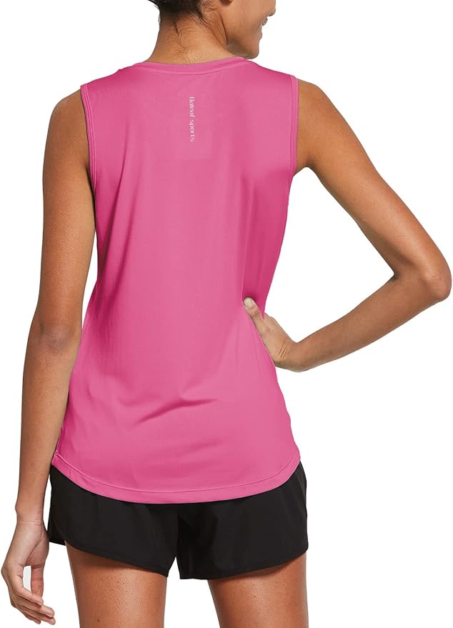 baleaf Workout Tank Tops for Women Sleeveless Running Athletic Loose Fit Yoga Tops Active Shirts Sports Gym Exercise