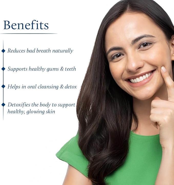 Blue Nectar Cardamom Mint Oil Pulling for Mouth | Ayurvedic Mouth Freshener & Mouthwash | Natural Pulling Oil for Cool Fresh Breath & Daily Oral Care (9 Herbs, 3.38 Fl Oz)