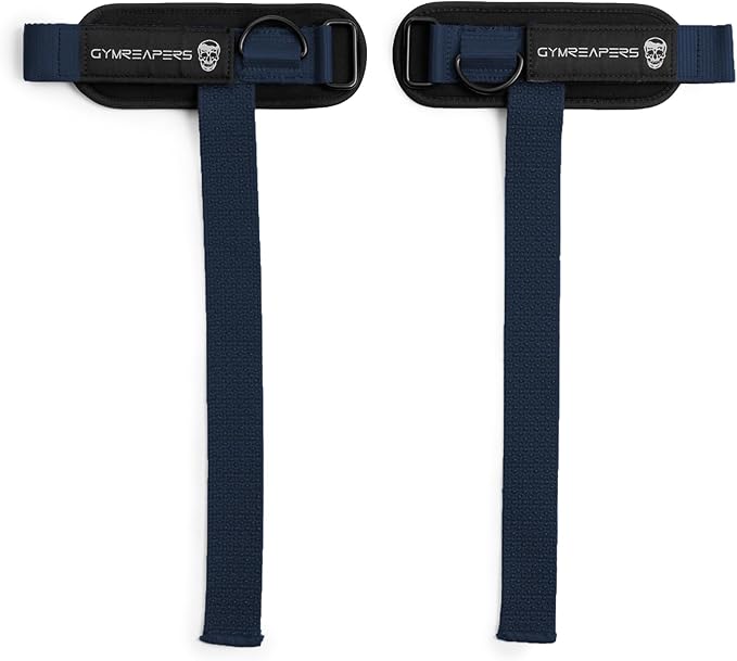 Gymreapers GripLink Lifting Straps – Heavy Duty D-Ring Weight Lifting Wrist Straps with Anti-Slip Silicone Grip Beads, Cushioned & Adjustable Support for Deadlifts, Powerlifting, Cable Machines & Gym Training