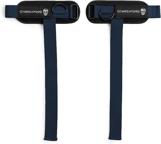 Gymreapers GripLink Lifting Straps – Heavy Duty D-Ring Weight Lifting Wrist Straps with Anti-Slip Silicone Grip Beads, Cushioned & Adjustable Support for Deadlifts, Powerlifting, Cable Machines & Gym Training