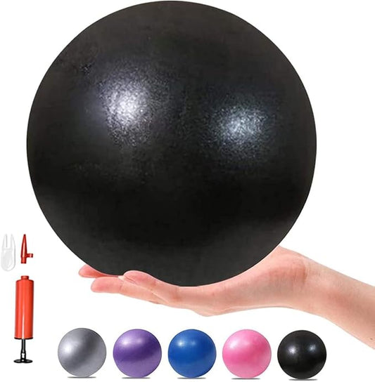6 Inch Exercise Pilates Mini Yoga Balls Barre for Home Stability Squishy Training Physical Therapy Improves Balance with Pump