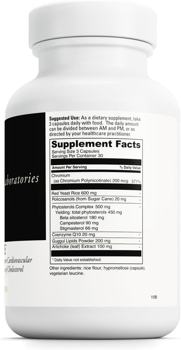 DAVINCI Labs CholestSure Supplement - Supports Cardiovascular Function - Helps Maintain Healthy Cholesterol Levels in a Normal Range - with CoQ10 - Gluten Free - 90 Vegetarian Capsules