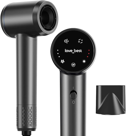 Hair Dryer, Professional Ionic Hair Dryer for Fast Drying, Low Noise and Quiet, Lightweight, 600 Mmillion Negative lonic High-Speed Hair Blow Dryer Without Hair Damage for Women, Men, Travel, Salon