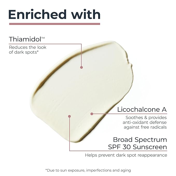 Eucerin Radiant Tone Daily Face Lotion with SPF 30, Dark Spot Corrector with Thiamidol, Face Moisturizer Helps Visibly Reduce the Look of Persistent Dark Spots, All Skin Types, 1.7 Fl Oz Bottle