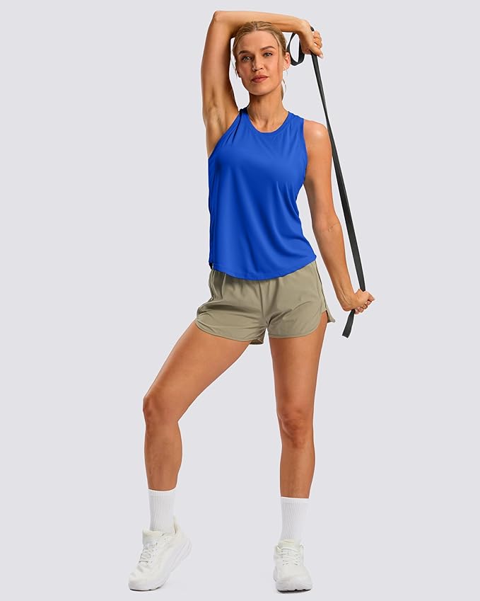 G Gradual Women's Workout Tank Tops Racerback Athletic Yoga Tops Loose Fit Sleeveless Running Gym Sports Shirts for Women