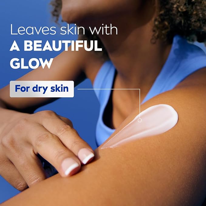 NIVEA Cocoa Butter Body Lotion for Dry Skin with Hyaluronic Acid, Cocoa Butter and Deep Nourishing Serum, 72-Hour Body Moisturizer, 33.8 Fl Oz Pump Bottle