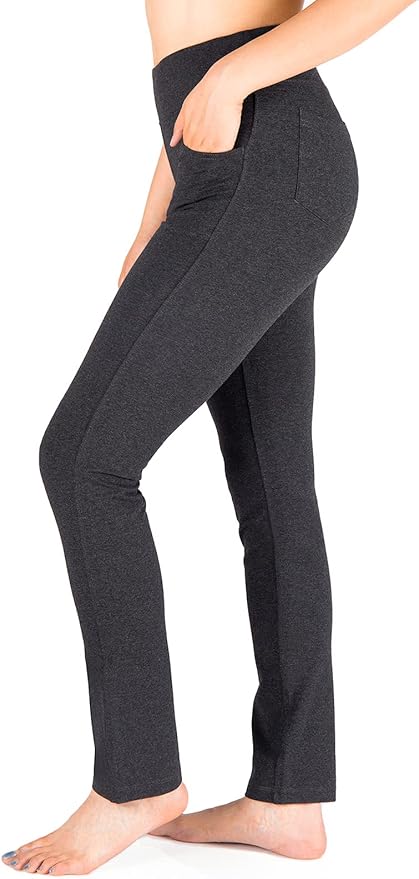 Yogipace,5 Pockets,25"/27"/29"/31"/33"/35"/37",Women's Straight Leg Yoga Dress Pants Workout Pants