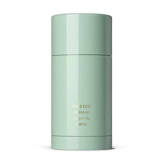 CORPUS - Natural Deodorant Stick For Sensitive Skin | Aluminium + Baking Soda Free | Unisex, Non-Toxic, Made In The USA (Third Rose)