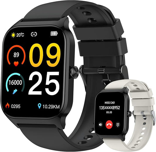 Smart Watch for Women Fitness Tracker: Rose Gold Bluetooth Make Answer Call Digital Mens Watches Waterproof Run Smartwatch Android Phone