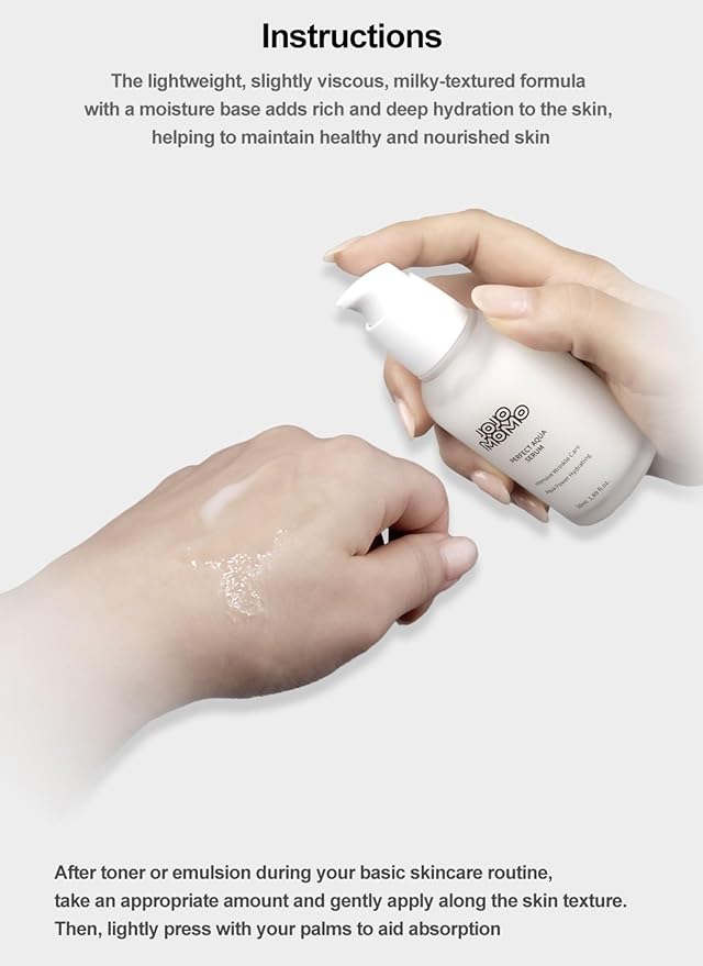 Cream Gel Face Serum, 50ml – K-Beauty serum for daily moisture Makeup prep.