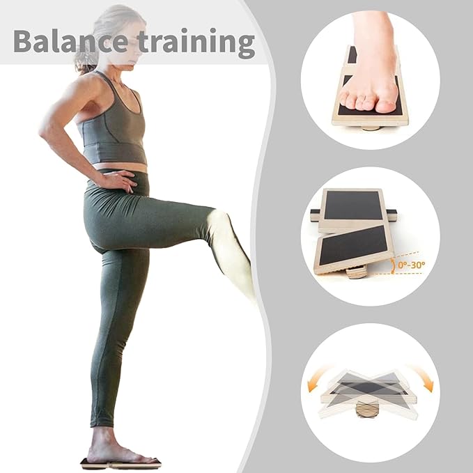 Adult Ankle Enhancement Trainer Single Leg Balance Board Suitable for Foot Sprain Yoga Stretch