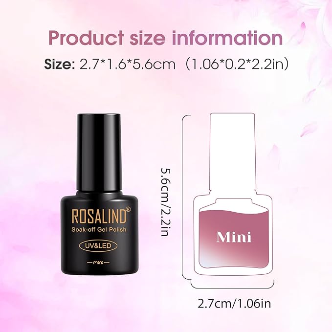 ROSALIND Glitter Gel Polish - 12 Colors Silver Gold Glitter Gel Nail Polish Set Sparkle Diamond Effect Soak Off UV Set Sparkling Glod Shimmer Nail Art Collection Manicure Gift for Women