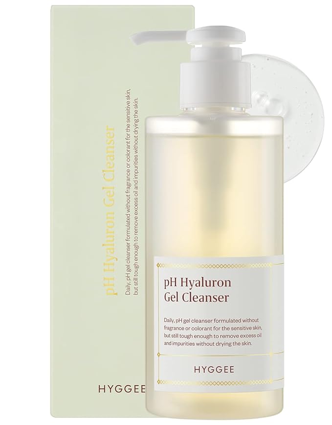 pH Hyaluron Gel Cleanser - Hyaluronic Acid Hydrating Face Wash - pH Balancing Formula for All Skin Types - Hypoallergenic Mild Makeup Cleansing Gel, 6.76 fl.oz.
