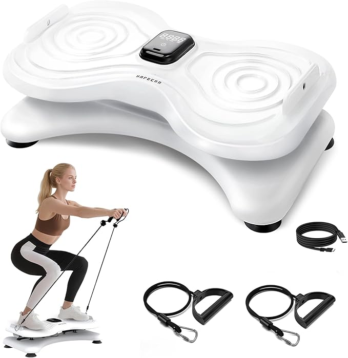HAPBEAR Waist Twister Machine with LCD Display, 330LBS Capacity - Noiseless Ab Workout Board for Core Exercise & Slim Waist - Anti-Slip Home Gym Fitness Equipment