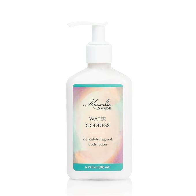 Kuumba Made Water Goddess Body Lotion 6.75 fl oz | Moisturizing Scented Lotion with Dispenser Pump