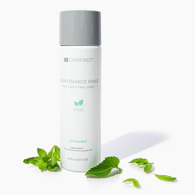 CariFree Maintenance & Prevention Kit, Mint | Anti-Cavity Fluoride Toothpaste & Mouthwash Freshens Breath and Moistens Mouth | Dentist Recommended for Oral Care (2 Piece Set)