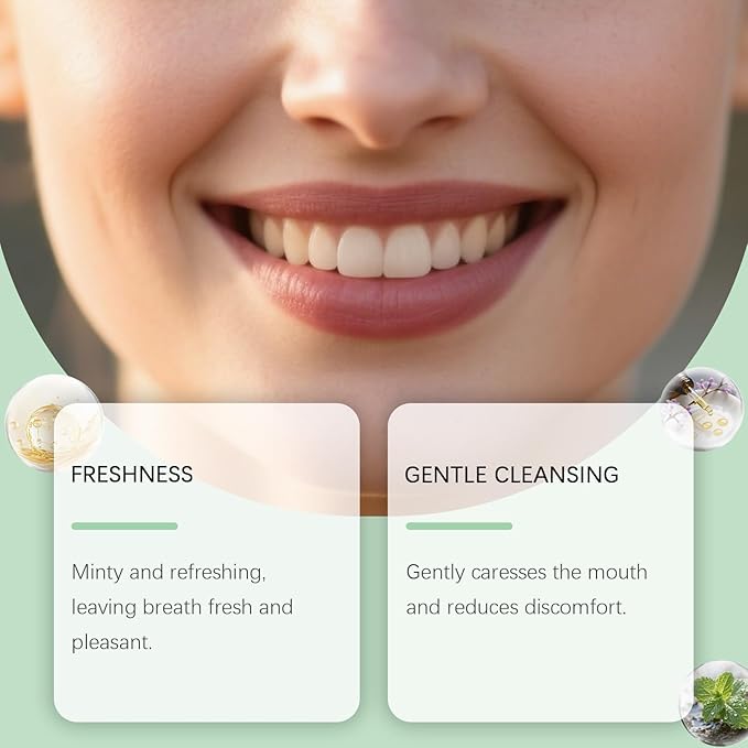 Spearmint Oil Pulling Mouthwash Rinse, Cold-Pressed Coconut Mouthwash, Fresh Breath & Oral Care, Cleans Deeply Gentle Yet Effective (1)