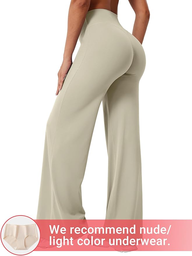YEOREO Workout Leggings Womens No Front Seam Straight Leggings 29" / 31.5" / 33" High Waist Buttery Eddiy Gym Yoga Pants