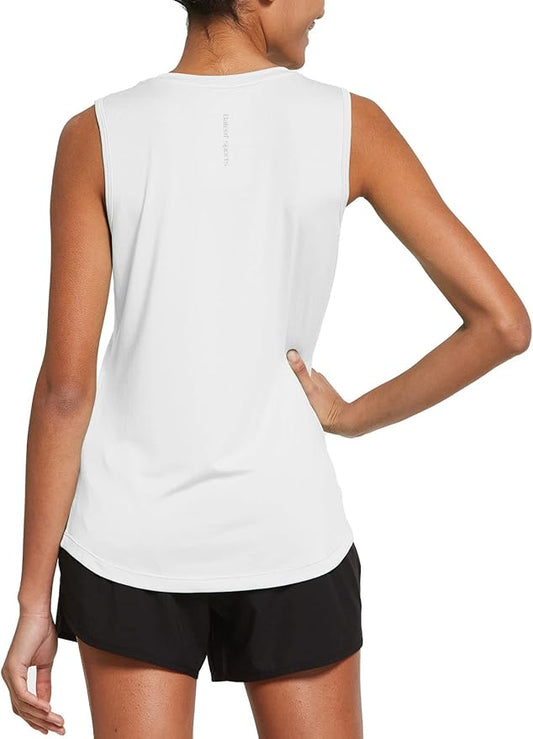 baleaf Workout Tank Tops for Women Sleeveless Running Athletic Loose Fit Yoga Tops Active Shirts Sports Gym Exercise