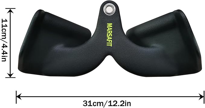 Home Gym Fitness Rowing T-bar V-bar Pulley Cable Machine Attachment, Bicep Curl Tricep Lat pulldown Bar Back Strength Training Handle Grips Lat Pull Down Bar for Seat Row Workout