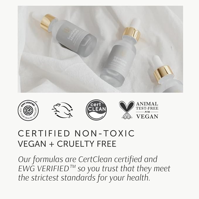 Puur Ingrid - Squalane Absolute - EWG VERIFIED, for Skin Texture, Tone, and Youthful Radiance, 30ml/1oz