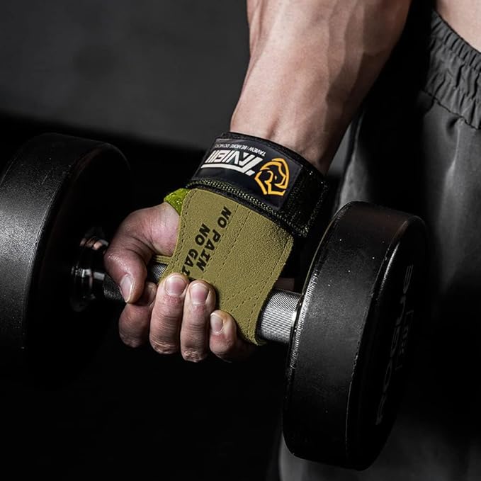 Wrist Straps for Weightlifting for Maximum Grip Support - Lifting Deadlift Strap & Weight Lifting Grips Gloves for Working Out Pull Up Deadlifting & Shrugs