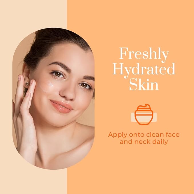 Clear Beauty Vitamin C & Collagen Daily Face Moisturizer - Dermatologist Tested, Moisturizing & Firming, Anti-Aging, Cruelty-Free Korean Skincare, All Skin Types - 1.69 oz