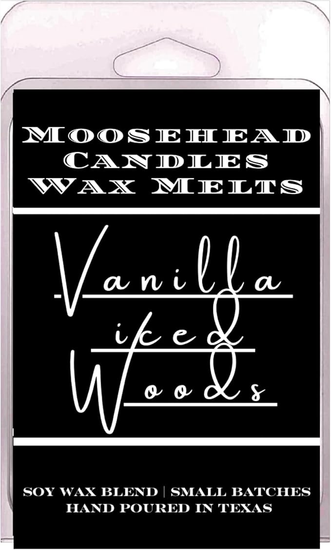 Moosehead Variety Pack Wax Melts – 4‑Pack Scents: Moonlight Path, Flannel, Sweater Weather & Iced Vanilla Woods – Highly Scented, Long‑Lasting Handmade Home Fragrance