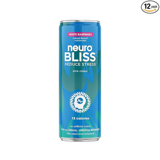 Neuro Bliss White Raspberry, 12 Fl Oz Can (Pack of 12)